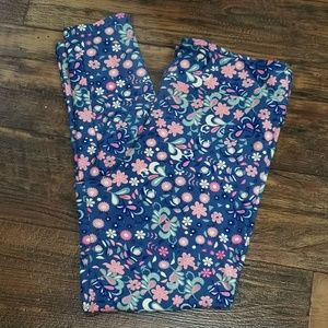 LuLaRoe Flower Leggings